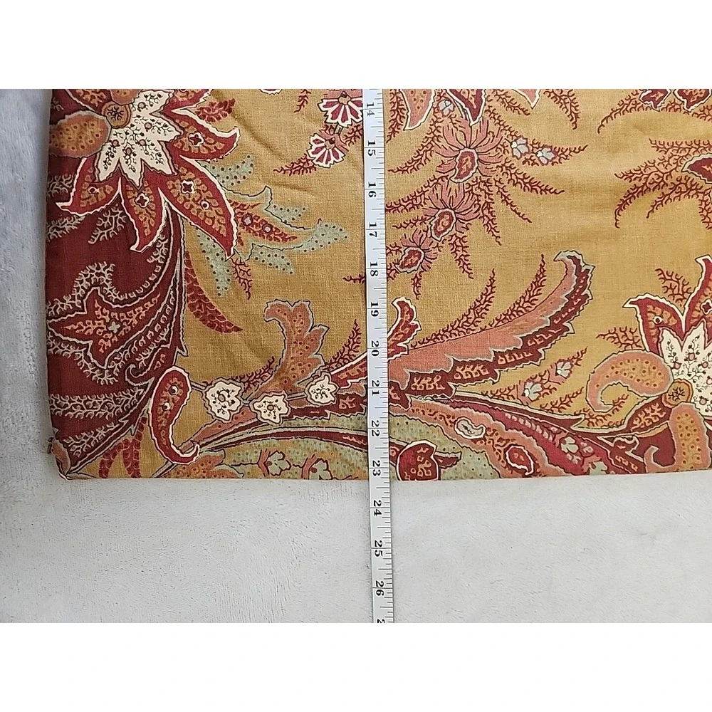 Pottery Barn Madeline Palampore Euro Sham 24x24 Linen Blend NWOT Floral‎
